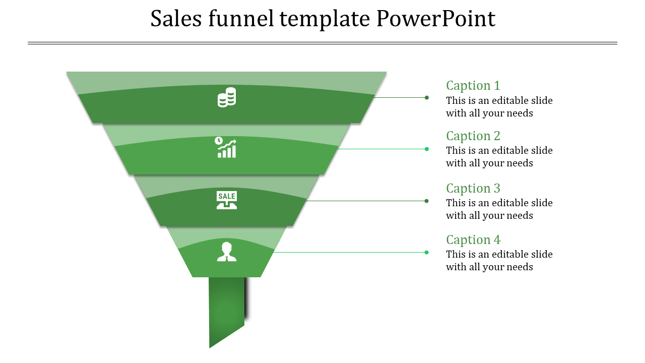 Free - Astounding Sales Funnel Template PowerPoint Presentation